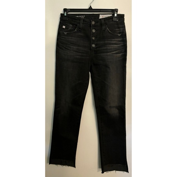 AG Isabelle Button-Up Crop Jeans Size 26 - Picture 1 of 9